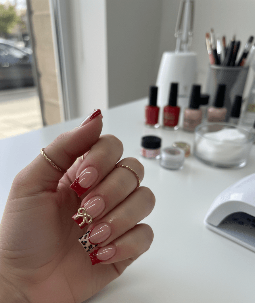 BIAB nude overlay nails at Moonlight Nail Newcastle-under-Lyme